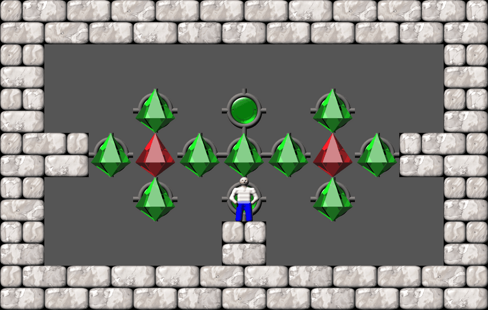 Sokoban Microban 02 Arranged level 8